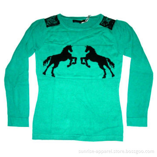 Women's Sweater, Made of 100% Cotton
